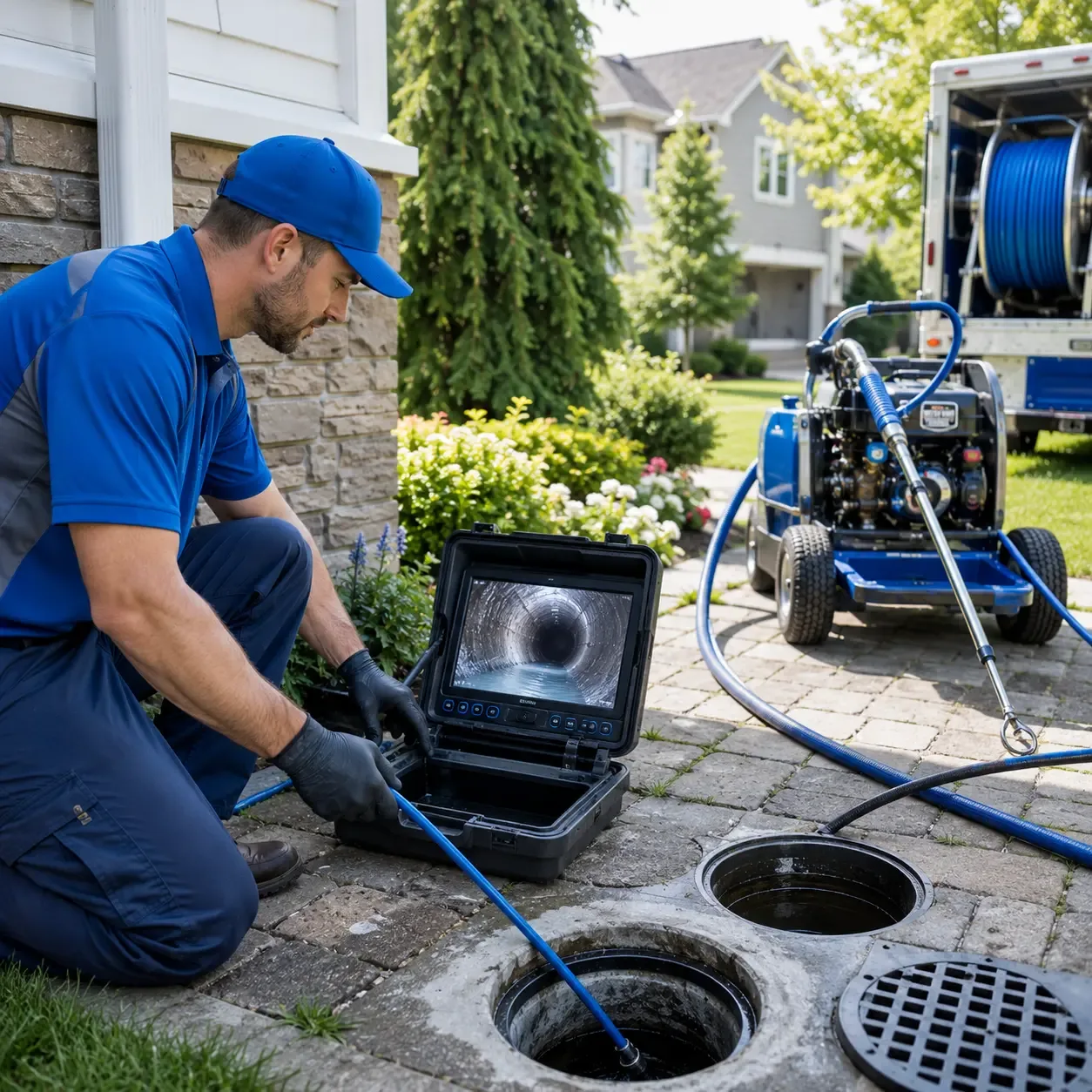 Outdoor drain cleaning professionals serving Paxton, MA